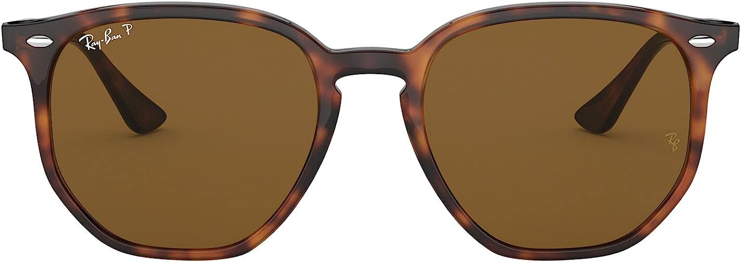 Ray-Ban RB4306f Low Bridge Fit Hexagonal Sunglasses | Amazon (US)