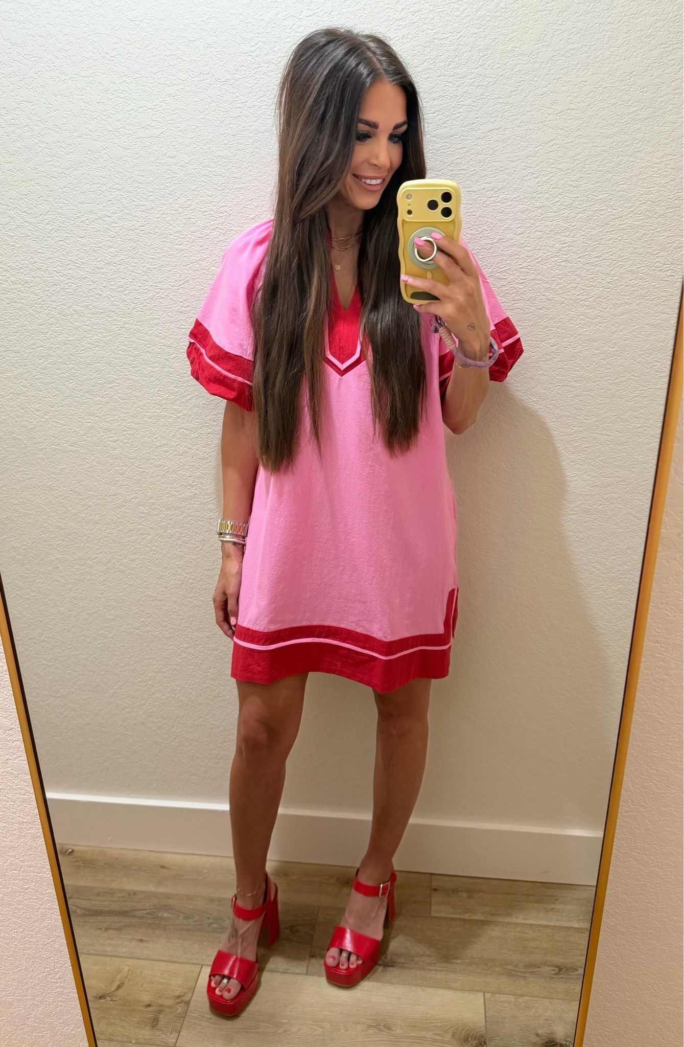 Amazon red/pink dress- Small

#LTKootd #LTKWorkwear #LTKSeasonal