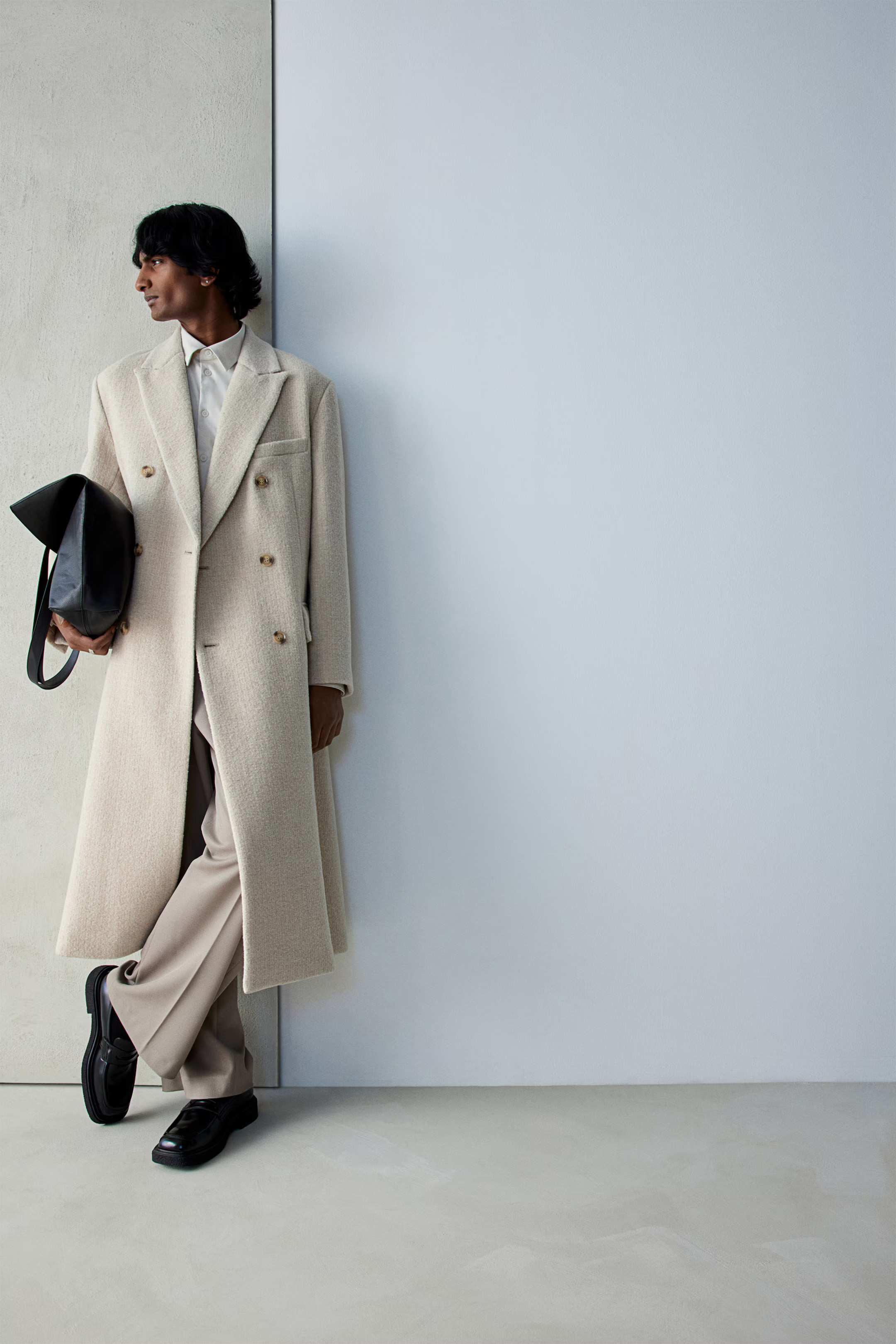 Zweireihiger Mantel aus Wollmix | H&M (DE, AT, CH, NL, FI)