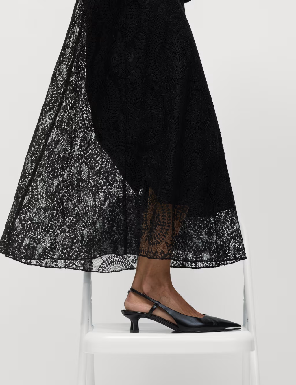 Lace Maxi Skirt with Cotton | Marks & Spencer (UK)