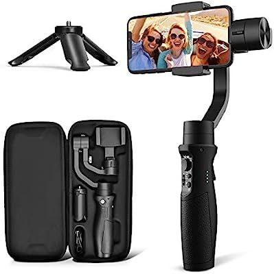 3-Axis Gimbal Stabilizer for iPhone 11 PRO MAX X XR XS Smartphone Vlog Youtuber Live Video Record... | Amazon (US)