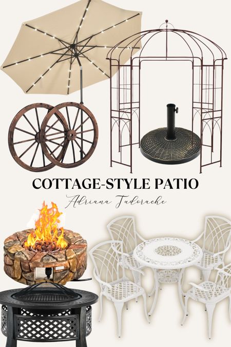 Cottage-style Cozy Patio 😌 // Patio makeover on my YT channel ☺️

#LTKeurope #LTKSeasonal #LTKhome