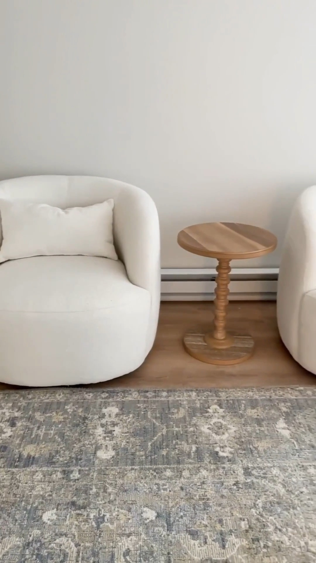 Neutral accent chairs that will work in any space! I have them in my basement and love them paired with this Serena & Lily side table!

#LTKHome