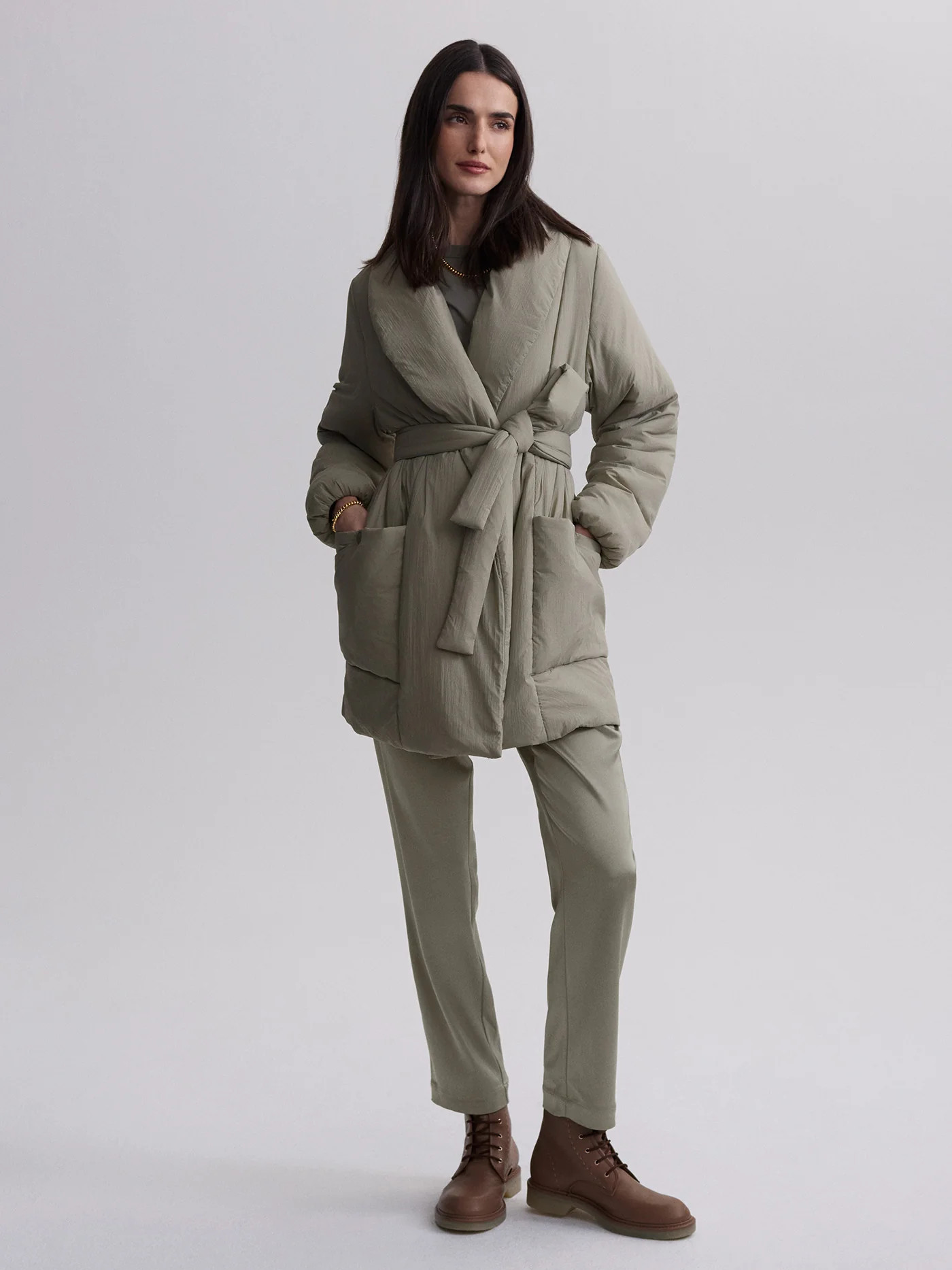 Laona Padded Wrap Jacket | Varley US
