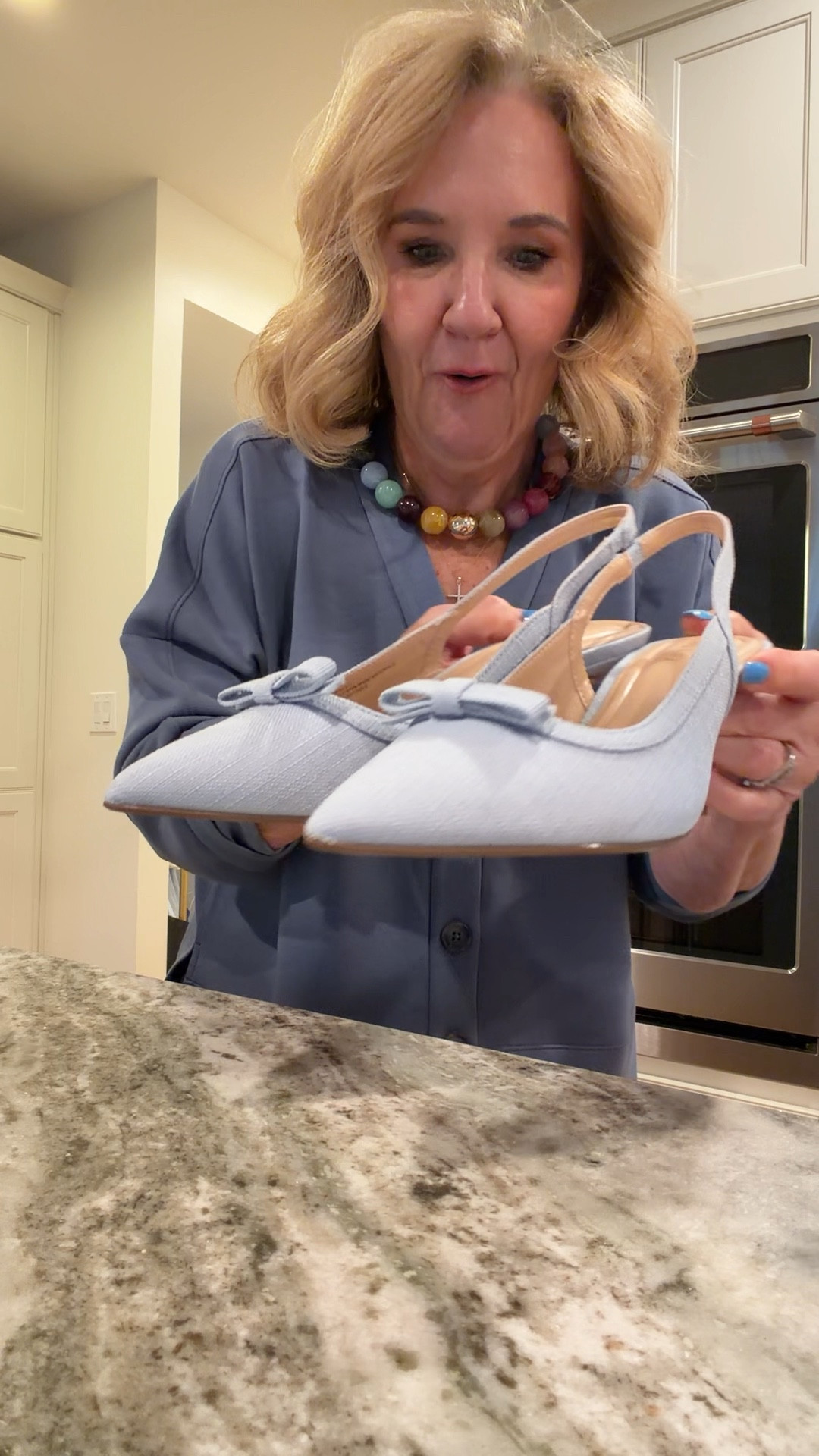 Look at these pretty new shoes! Just size up! 
Wearing a spanx air essential set 
Spanx LTK sale 20% off sitewide 3/12-3/15
Use code LTKSPANX

I wear a medium petite in bottoms and a medium in tops unless noted below

#LTKPetite #LTKSpringSale #LTKOver40