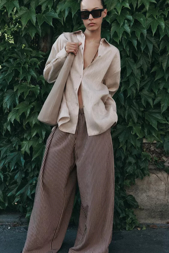 OVERSIZE-HEMD LEINENMISCHGEWEBE ZW COLLECTION | Zara DE