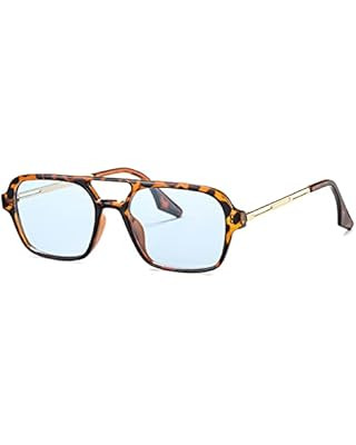 YDAOWKN Classic Vintage Aviator Sunglasses for Women Men Large Frame Retro 70s Sunglasses | Amazon (US)