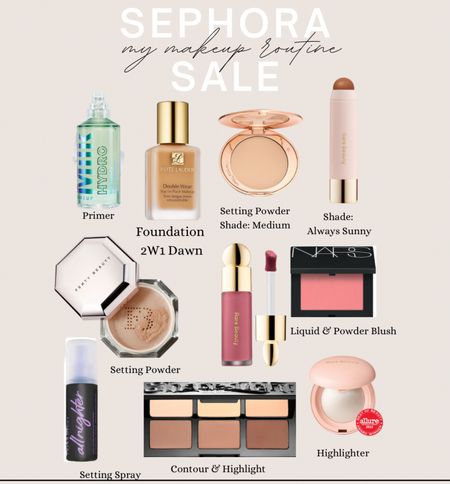 Sephora Sale ‼️ My makeup routine & items I will be restocking during the sale! Use code: YAYSAVE

#LTKbeauty #LTKxSephora #LTKfindsunder100
