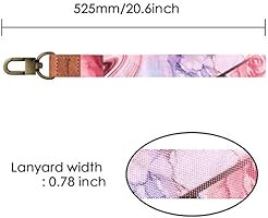 SUPGEAR Rose Flower Wrist Lanyard Key Chain Holder, Wristlet Keychain for Women and Girls Premium... | Amazon (CA)