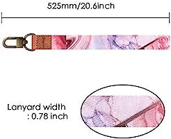 SUPGEAR Rose Flower Wrist Lanyard Key Chain Holder, Wristlet Keychain for Women and Girls Premium... | Amazon (CA)