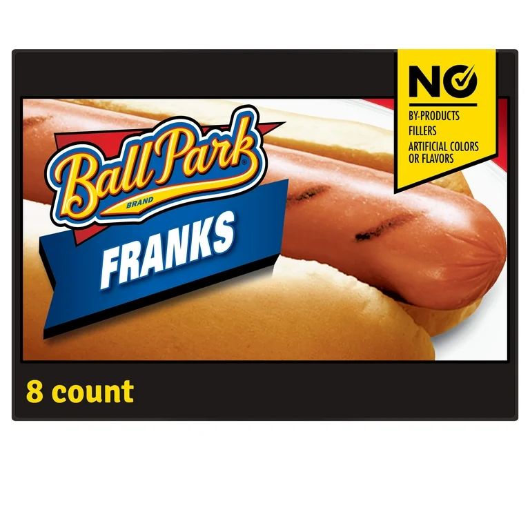 Ball Park Classic Hot Dogs, 15 oz, 8 Ct - Walmart.com | Walmart (US)