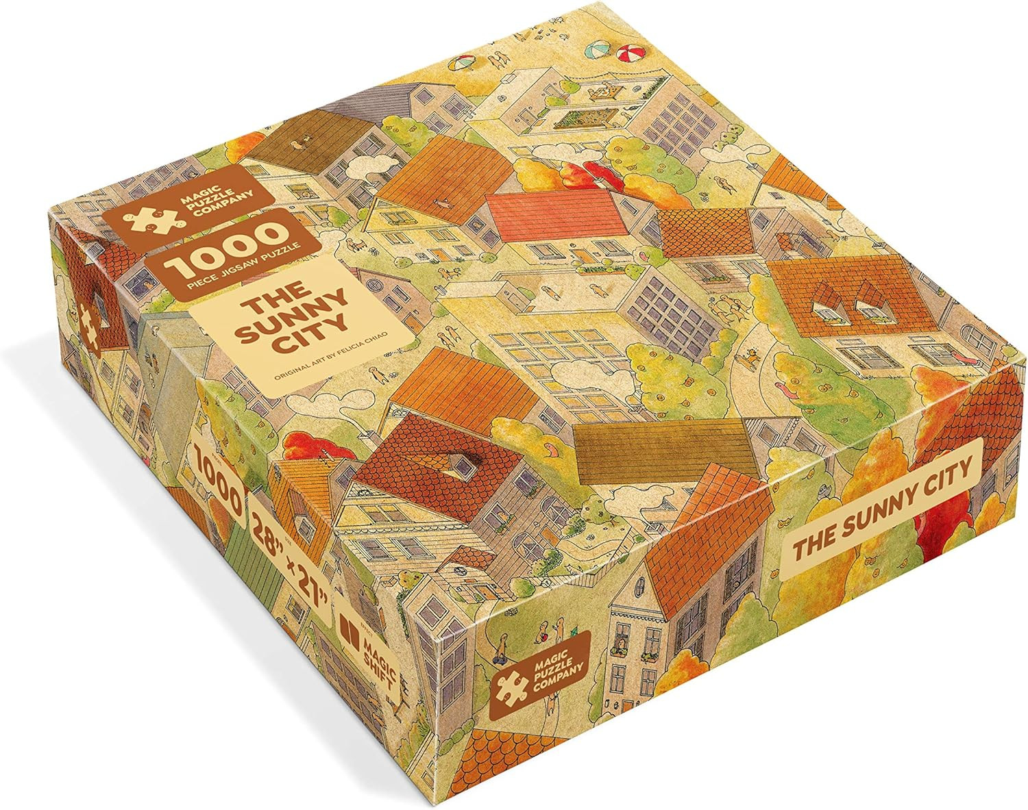 Amazon.com: The Sunny City • 1000-Piece Jigsaw Puzzle from The Magic Puzzle Company • Series ... | Amazon (US)