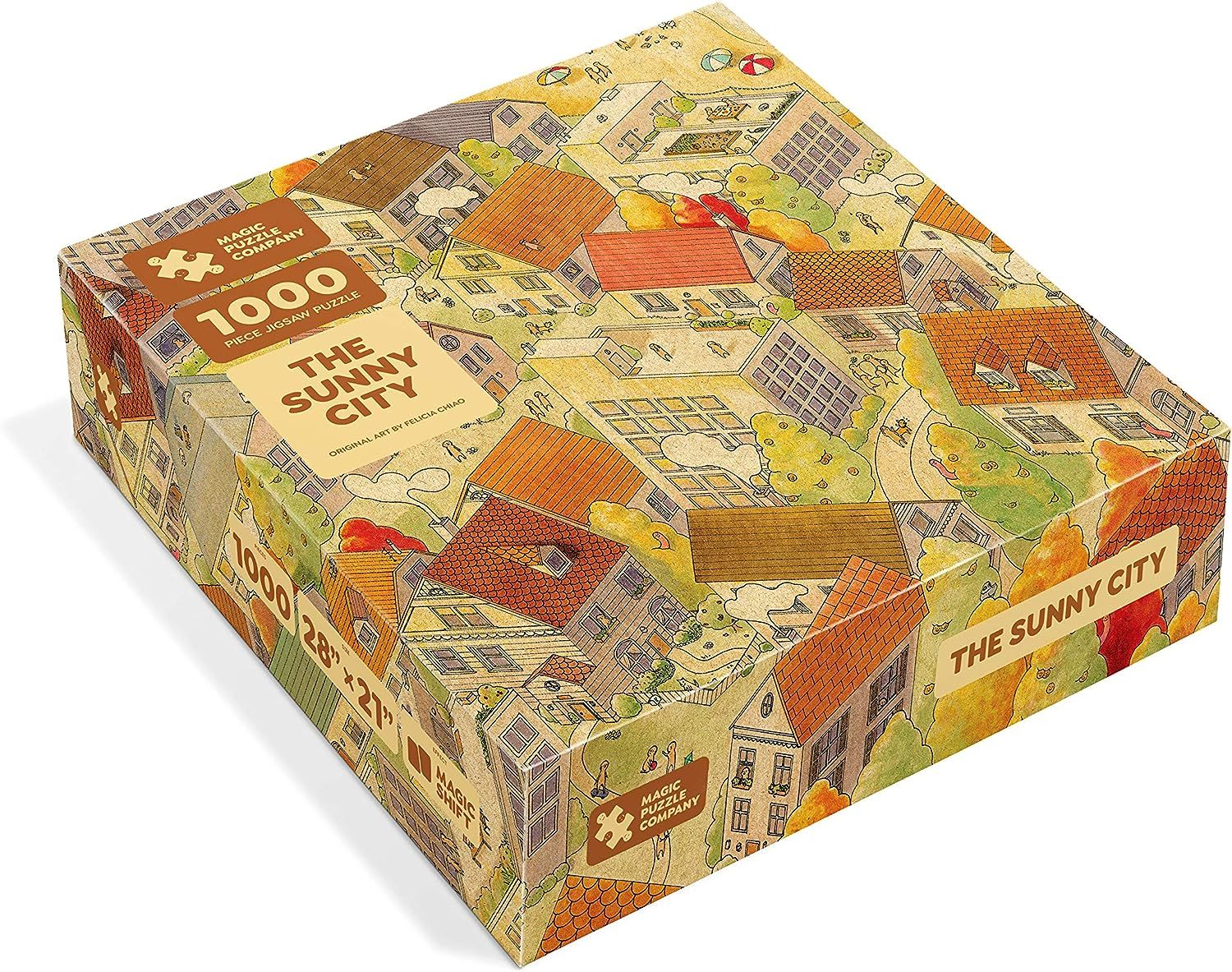 Amazon.com: The Sunny City • 1000-Piece Jigsaw Puzzle from The Magic Puzzle Company • Series ... | Amazon (US)