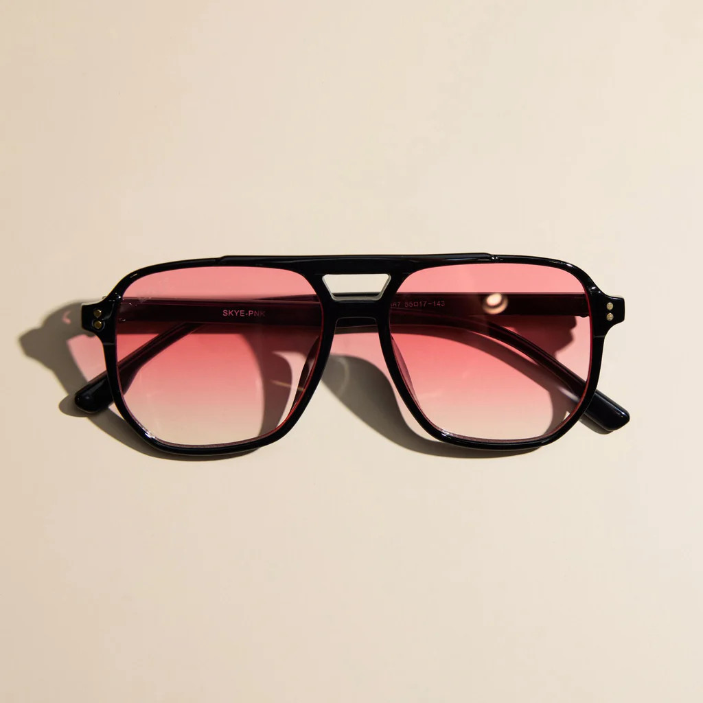 Rose Skye Sunglasses | Nickel and Suede