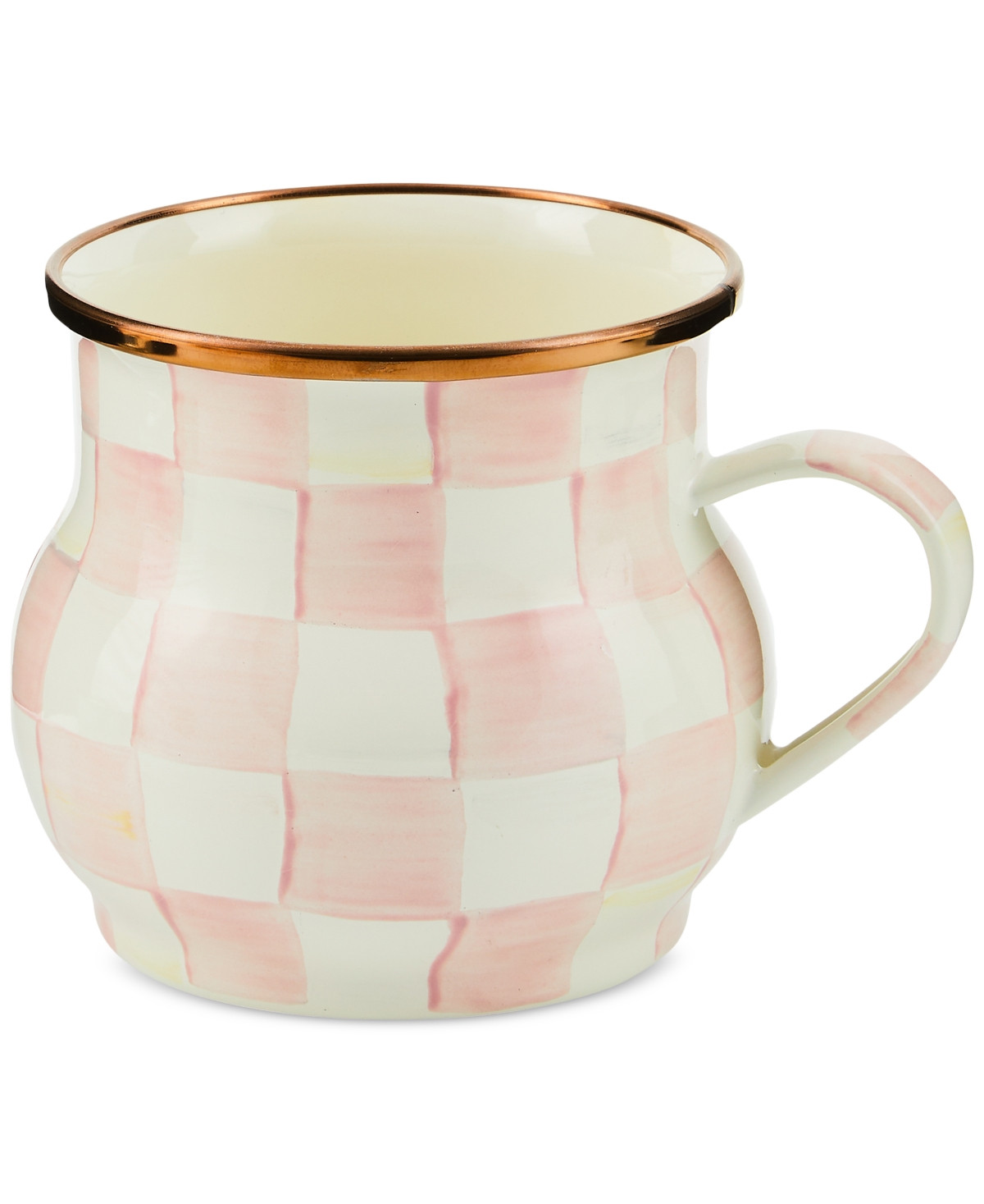 Mackenzie-Childs Rosy Check Mug | Macy's