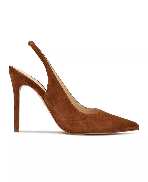 Women's Feather Slingback Stiletto Pumps | Macy's