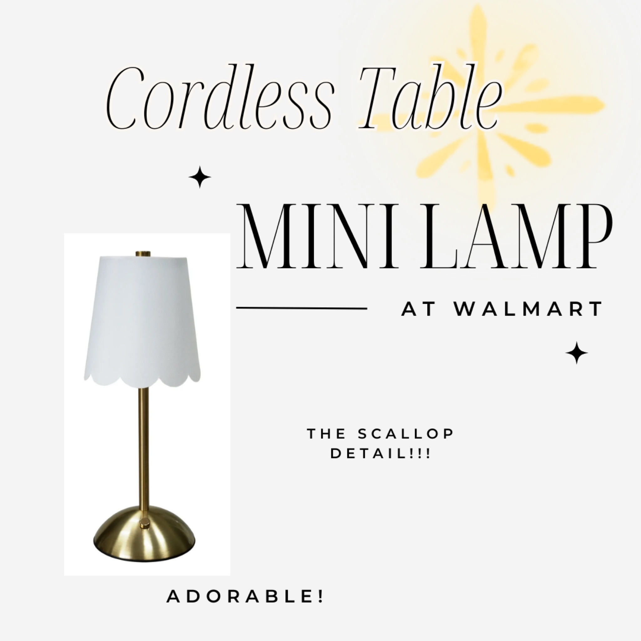 Adorable for any space! Love the subtle girly touch with the scallop detail!! 💡

#LTKMostLoved #LTKHome #LTKFindsUnder50