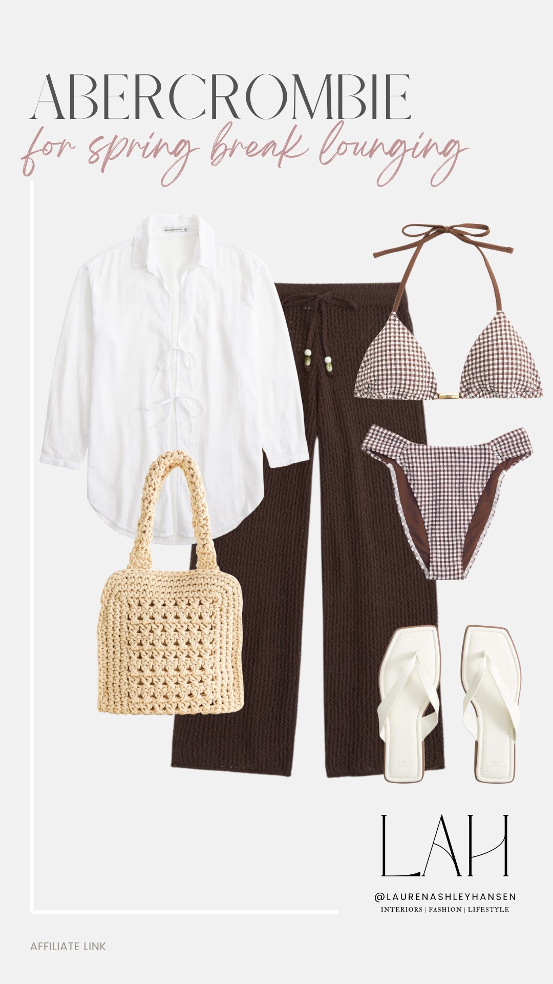 Now through 3/18 shop the #LTKSpringSale and save on tons of brands we love!! I love this spring break style outfit for relaxing poolside or on the beach. The perfect Abercrombie affordable styles, and on sale too!! Copy the code and apply at checkout for the discount!! 

#LTKSpringSale #LTKFindsUnder100 #LTKStyleTip