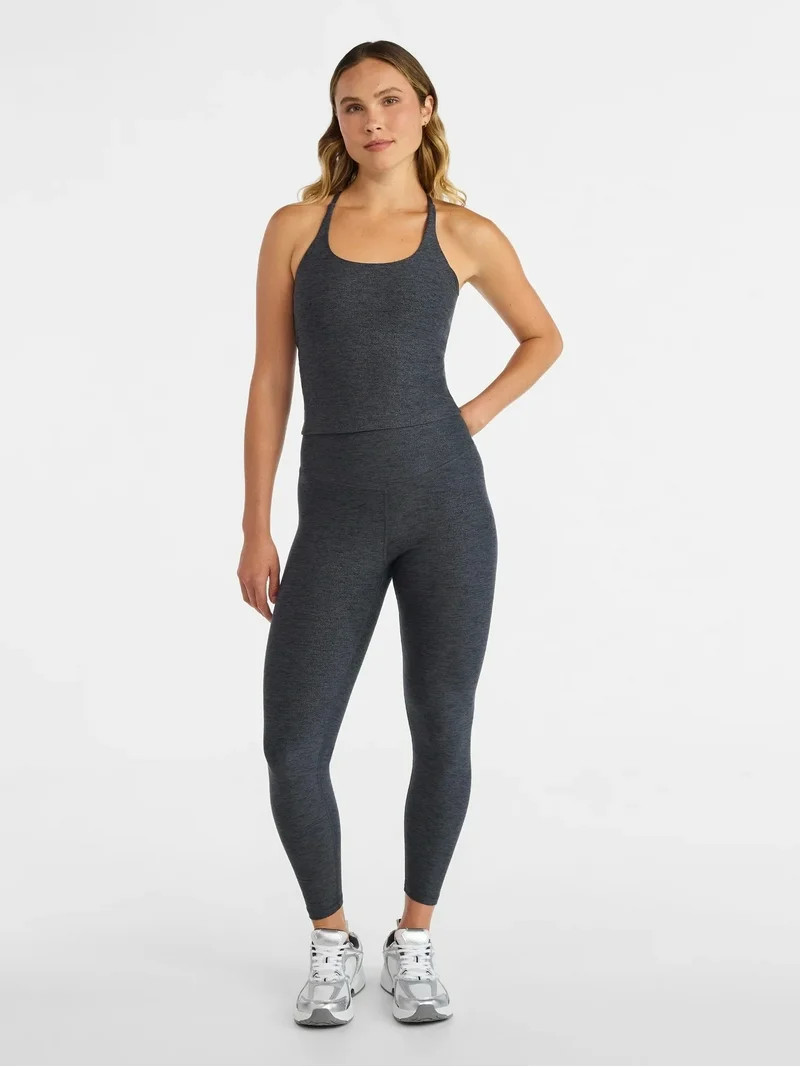 Avia Women's and Women's Plus ButterCore Foil Sports Bra Tank Top, Sizes XS-4X | Walmart (US)