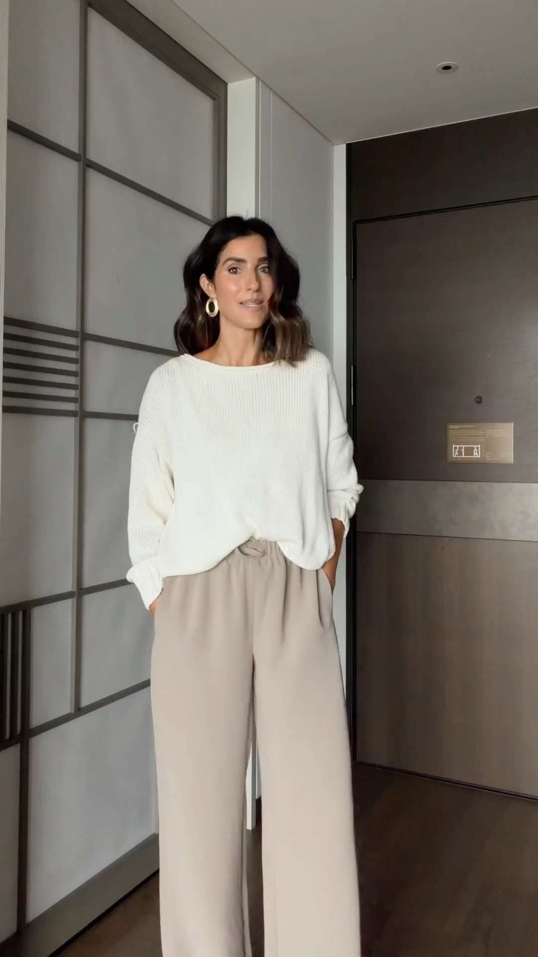 Hello from Tokyo Japan! 🇯🇵 wanted to share what I’m wearing today. It’s a bit rainy out so I have two options for layers. What do you like best? I’m just shy of 5-7” wearing the size small pants from @Aritzia and size large knit sweater for an oversized fit from @Target and XS leather jacket from @Zara 

 #LTKootd #LTKSeasonal #LTKTravel