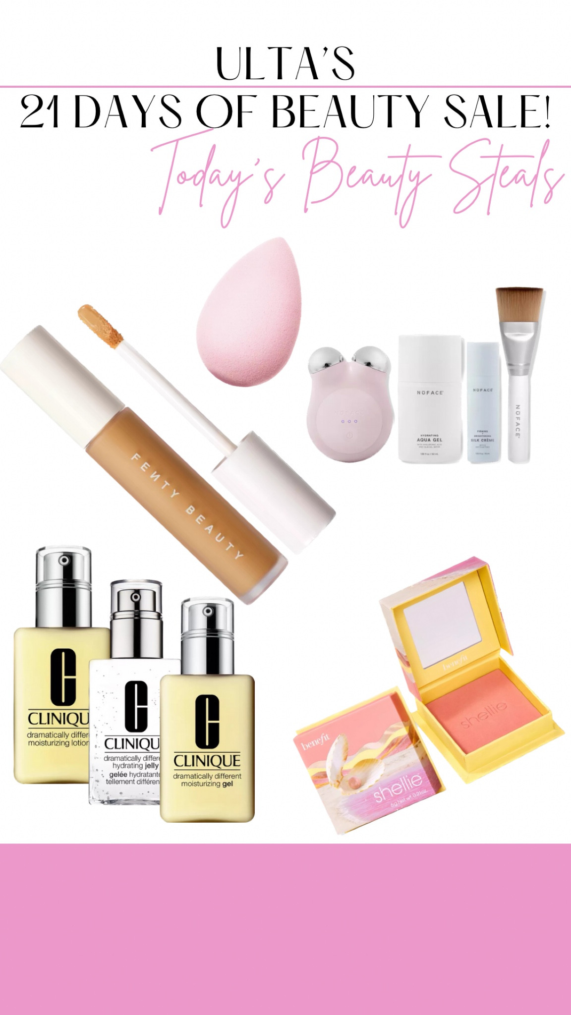 50% off these beauty items from Ulta! 


Facial kit, beauty blender, blush, moisturizers! 😍

#LTKFind #LTKbeauty #LTKsalealert