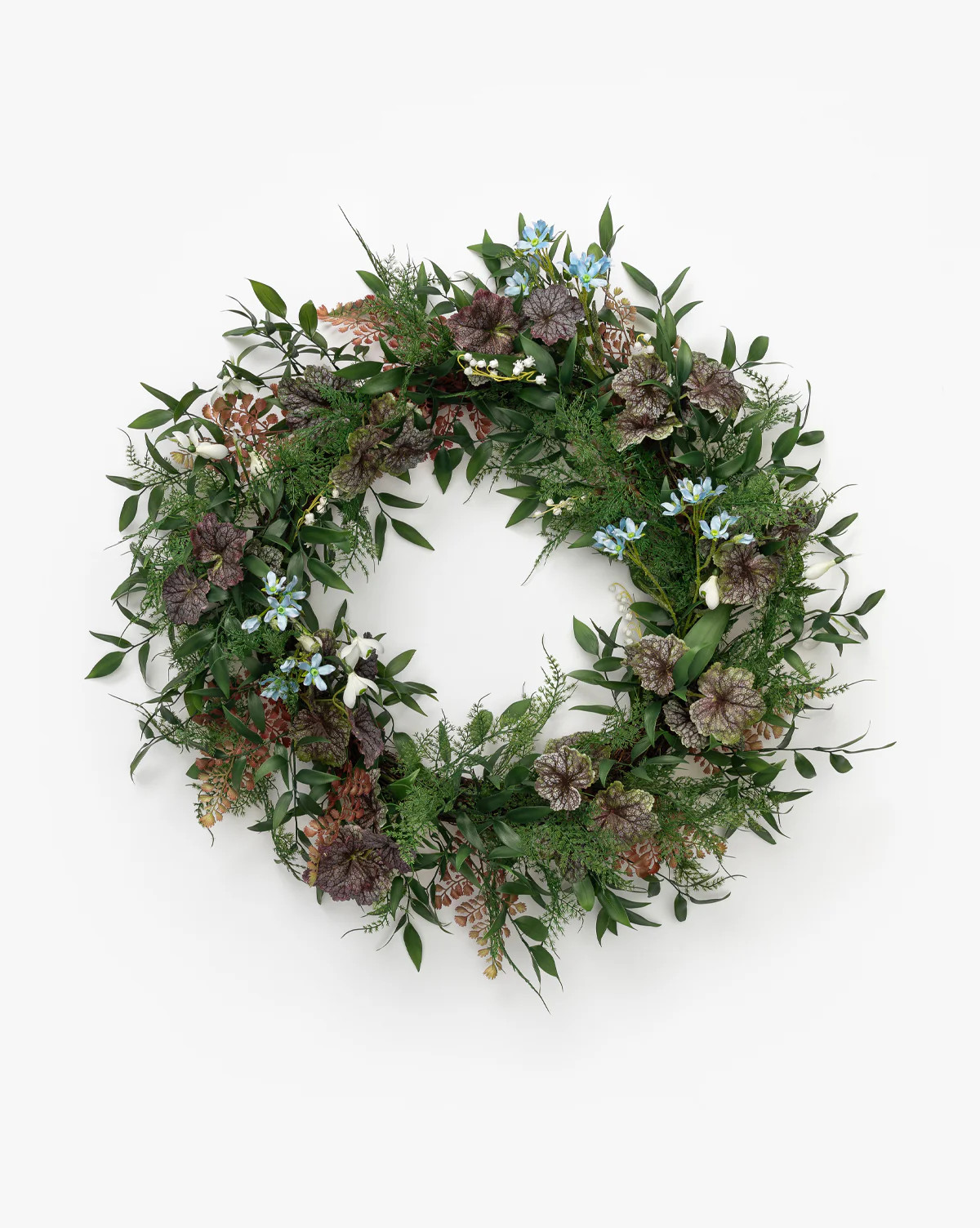 Faux Fern & Begonia Wreath | McGee & Co. (US)