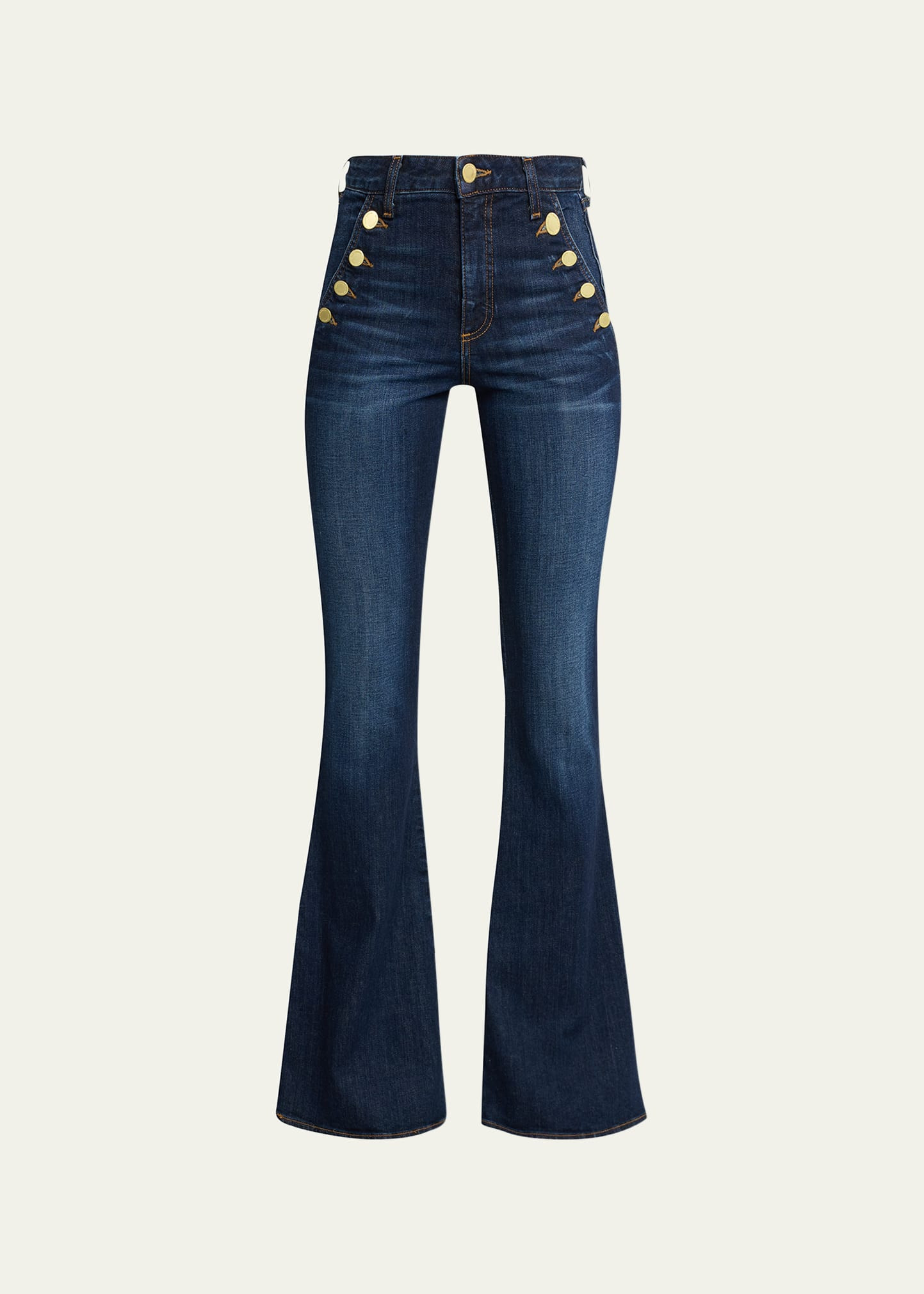 Helena High-Rise Flare Jeans | Bergdorf Goodman