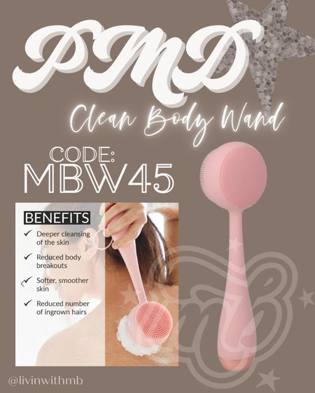One of my favorite skincare devices is the PMD Clean Body Wand 🙌🏼

This this exfoliates better than any scrub you will ever use. A must-have if you use self tanner!

This is the highest my code has ever been. Use: MBW45 to save 45% sitewide!!

#LTKbeauty #LTKsalealert #LTKFind