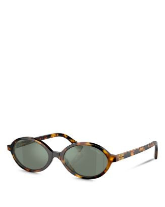 Oval Sunglasses, 50mm | Bloomingdale's (US)