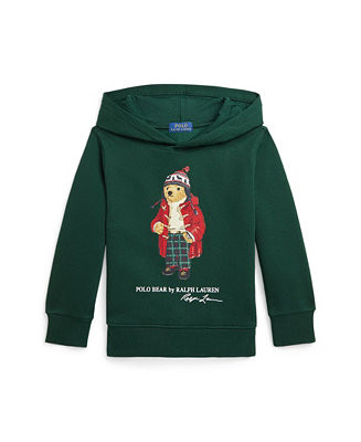 Toddler and Little Boys Polo Bear Fleece Hoodie | Macy's