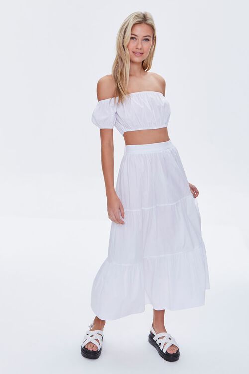 Off-the-Shoulder Crop Top & Skirt Set | Forever 21 (US)