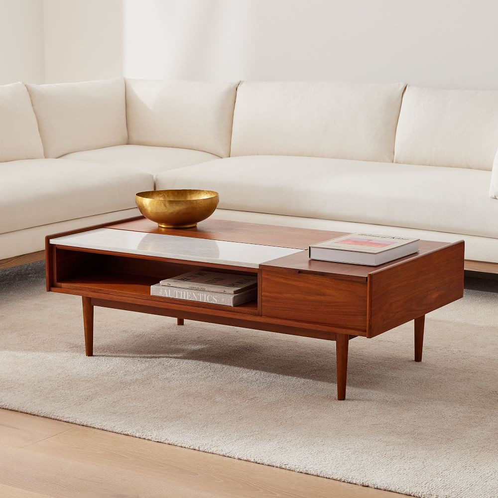 Mid-Century Pop-Up Coffee Table (48"–60") | West Elm (US)