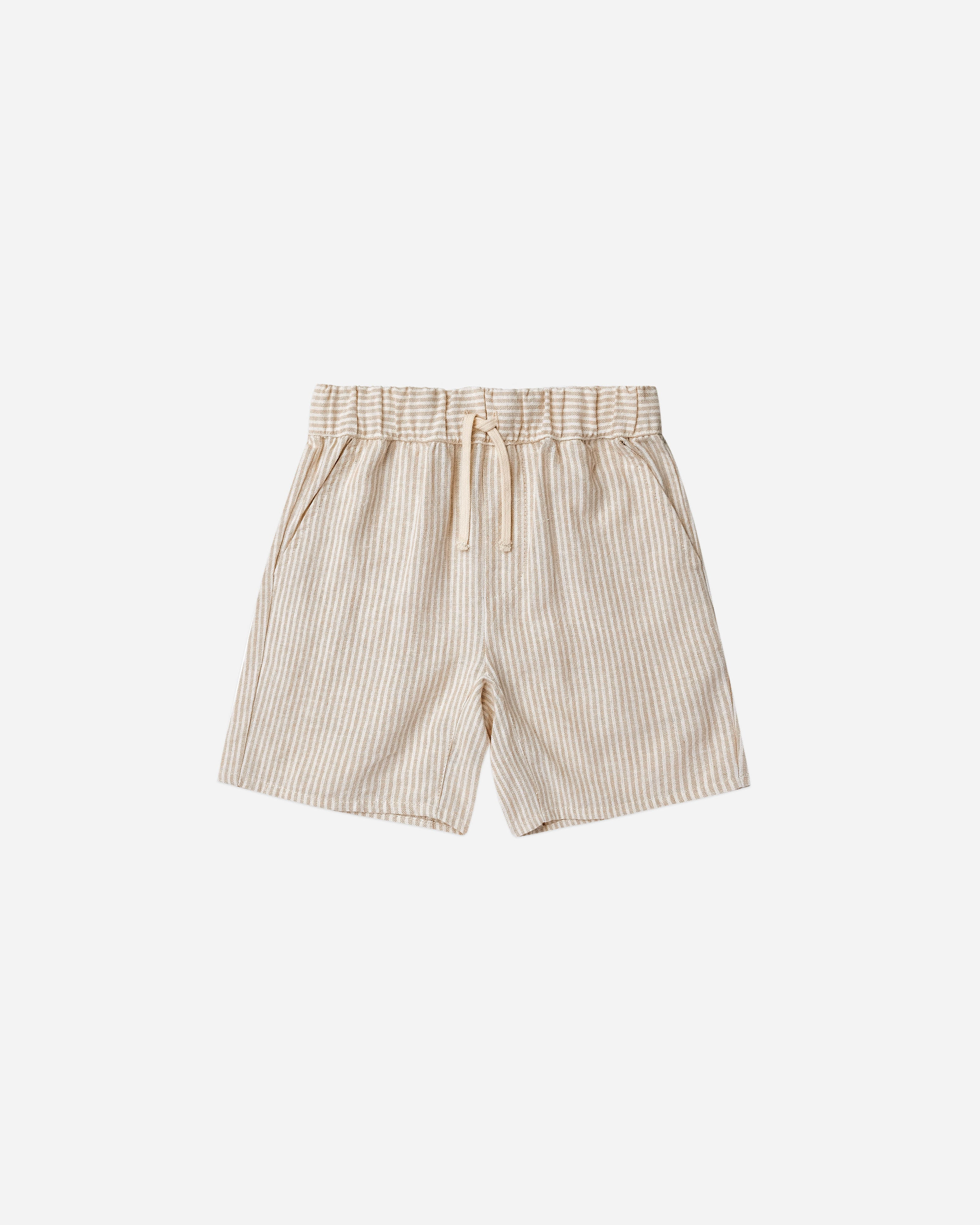 Bermuda Short || Sand Stripe | Rylee + Cru