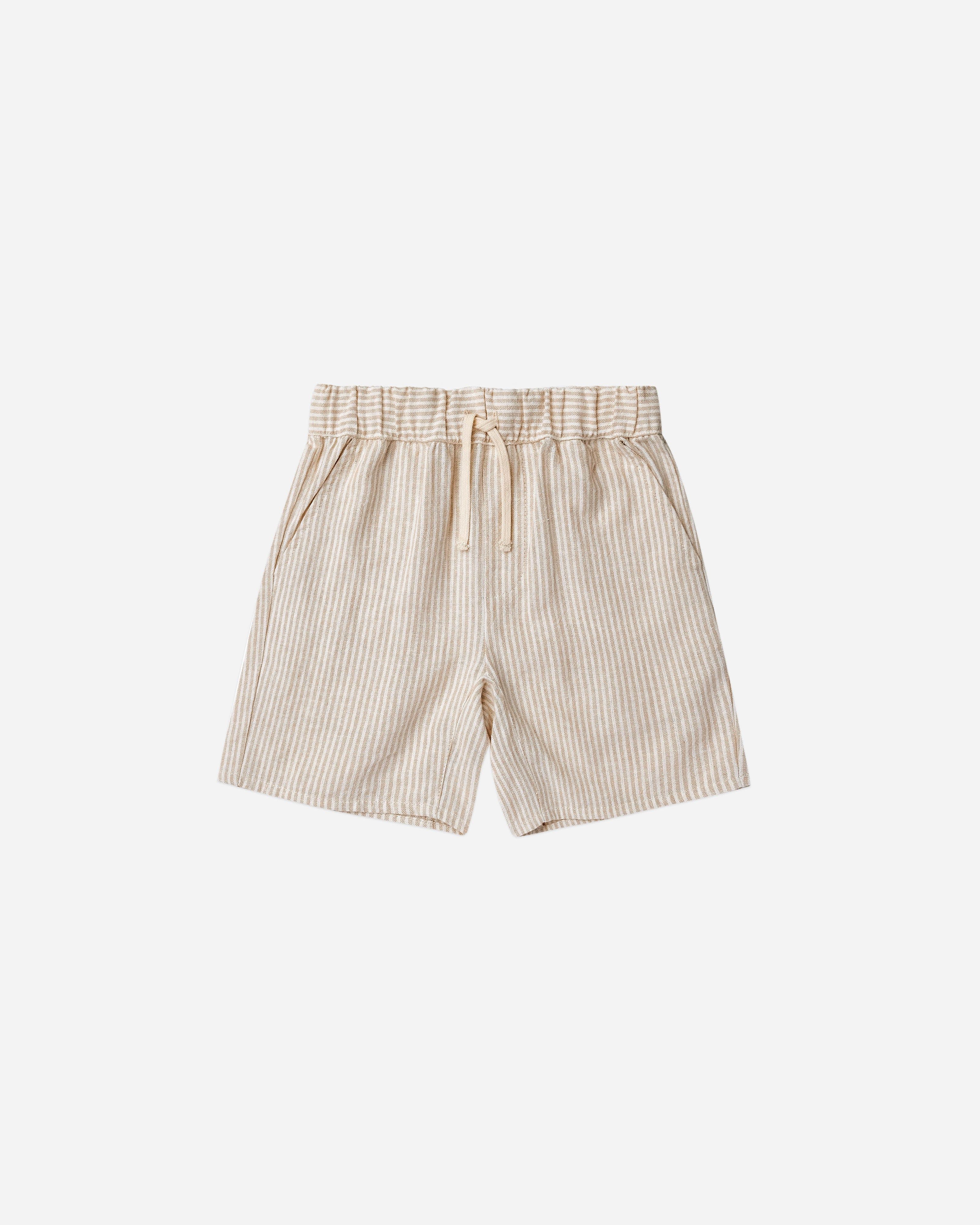 bermuda short || sand stripe | Rylee + Cru