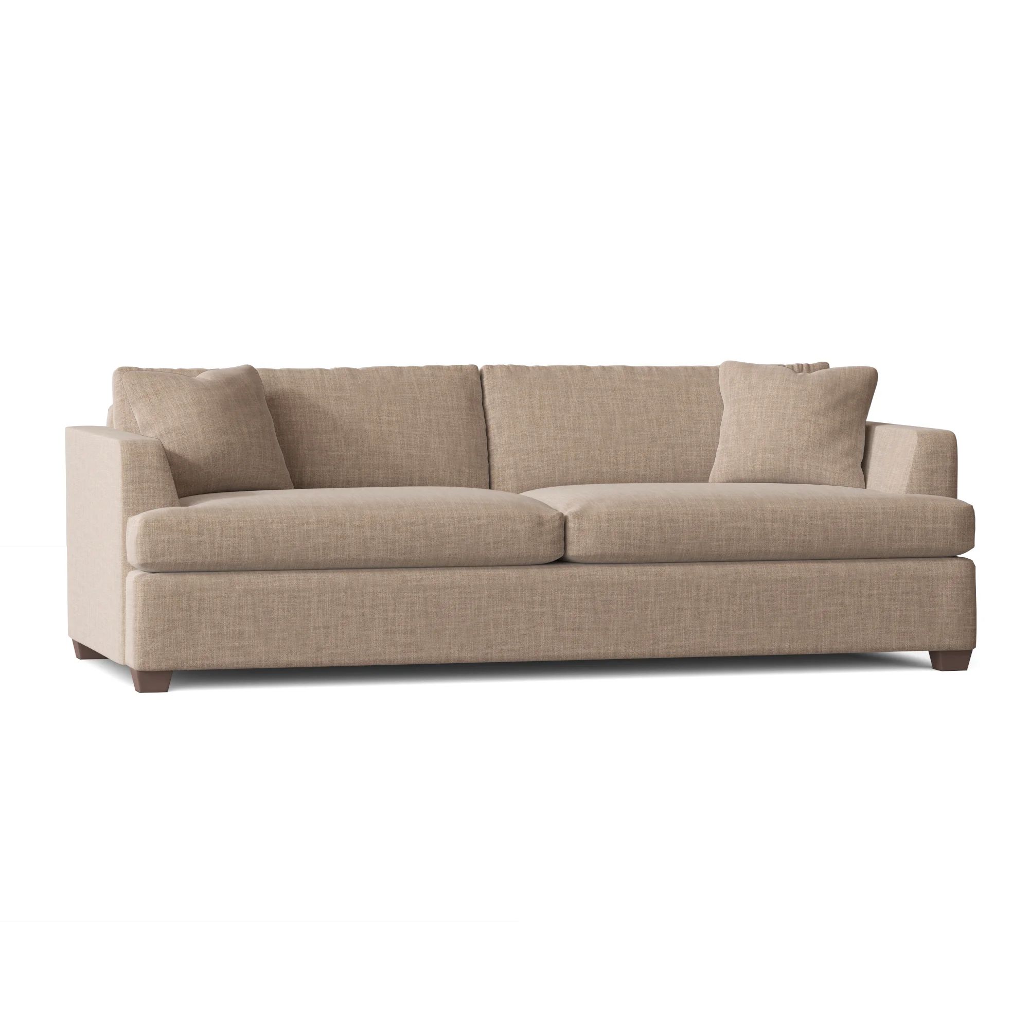 Jamya 85'' Recessed Arm Sofa with Reversible Cushions | Wayfair Professional