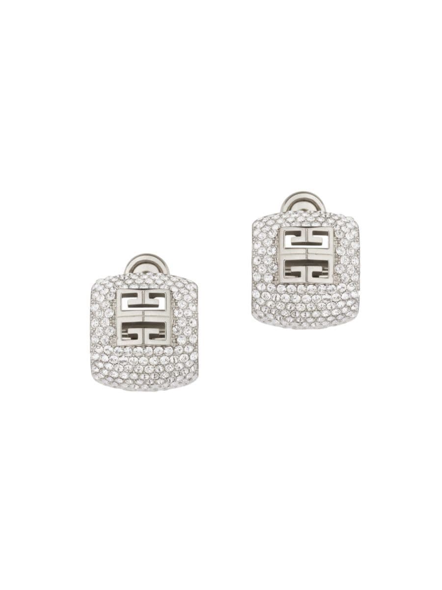 4G Earrings In Metal With Crystals | Saks Fifth Avenue