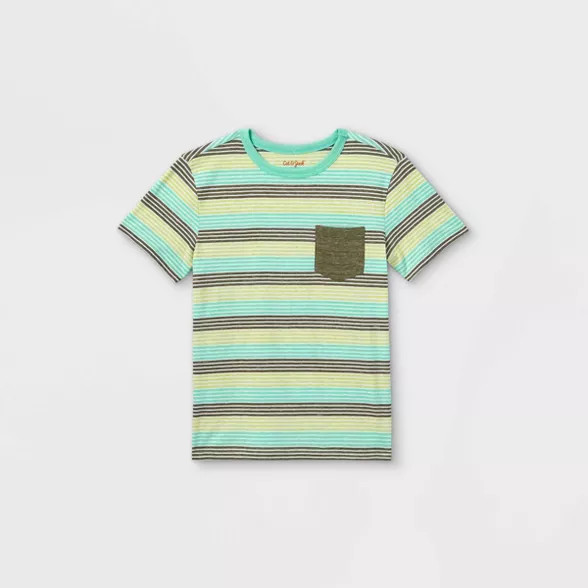 Boys' Short Sleeve Pocket T-Shirt - Cat & Jack™ | Target