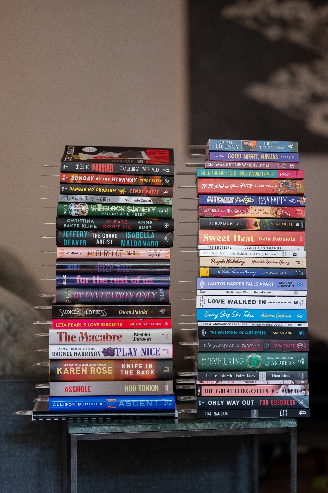 (Left stack) It’s only the second week of September, but my book mail has already turned this crisp autumn week into something magical. The new book releases arrived like old friends knocking on the door, each one begging to be added to my ever-growing TBR pile. I can’t help but smile as I unwrap my book haul—so many book recommendations tucked inside those envelopes, and they all promise to be the best books of 2025. It’s the little things, really, that make my heart race: a cozy afternoon ahead with a stack of fresh books, each one a doorway to new worlds I can’t wait to explore.

#LTKSeasonal #LTKFindsUnder50 #LTKHome