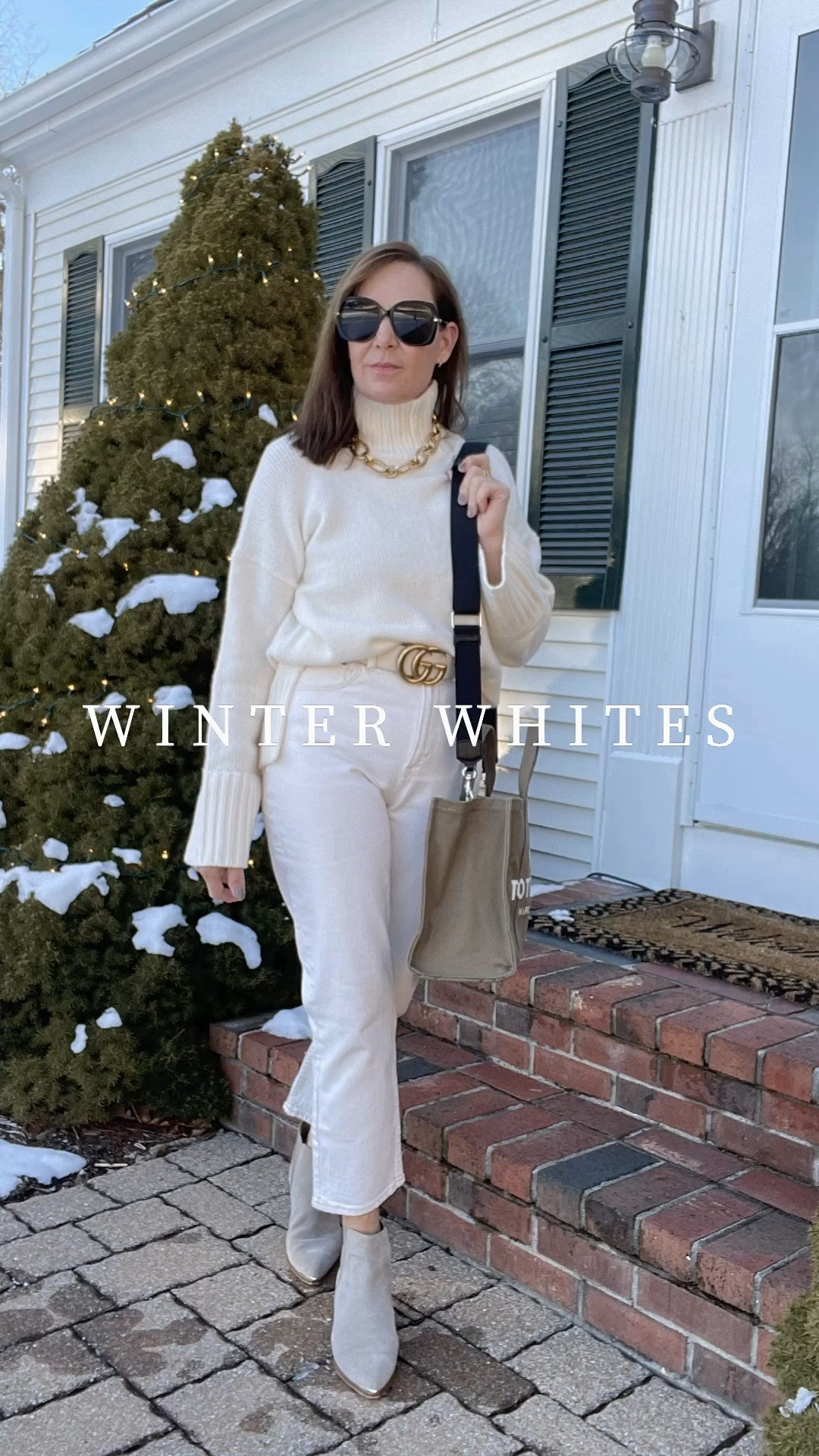 Currently twinning with winter. We had a few inches of snow this weekend. It looks so pretty ❄️ Do you have snow ? Are you a fan of snow ? I am !!! 

#LTKstyletip #LTKSeasonal #LTKfindsunder50