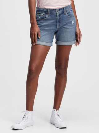 Mid Rise 5"" Denim Shorts | Gap Factory