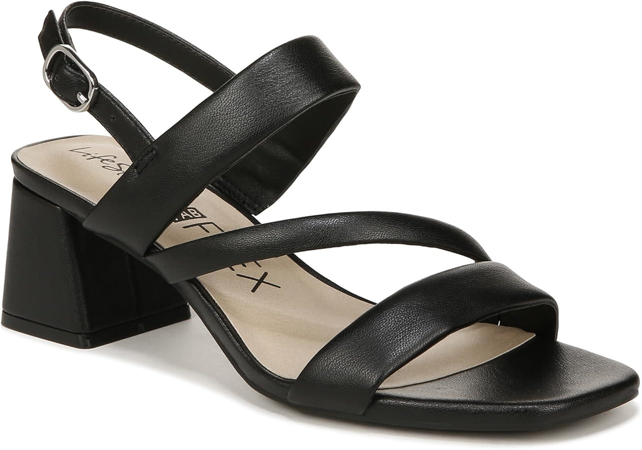 LifeStride Women's Celia Slingback Strappy Dress Sandals Heeled | Amazon (US)