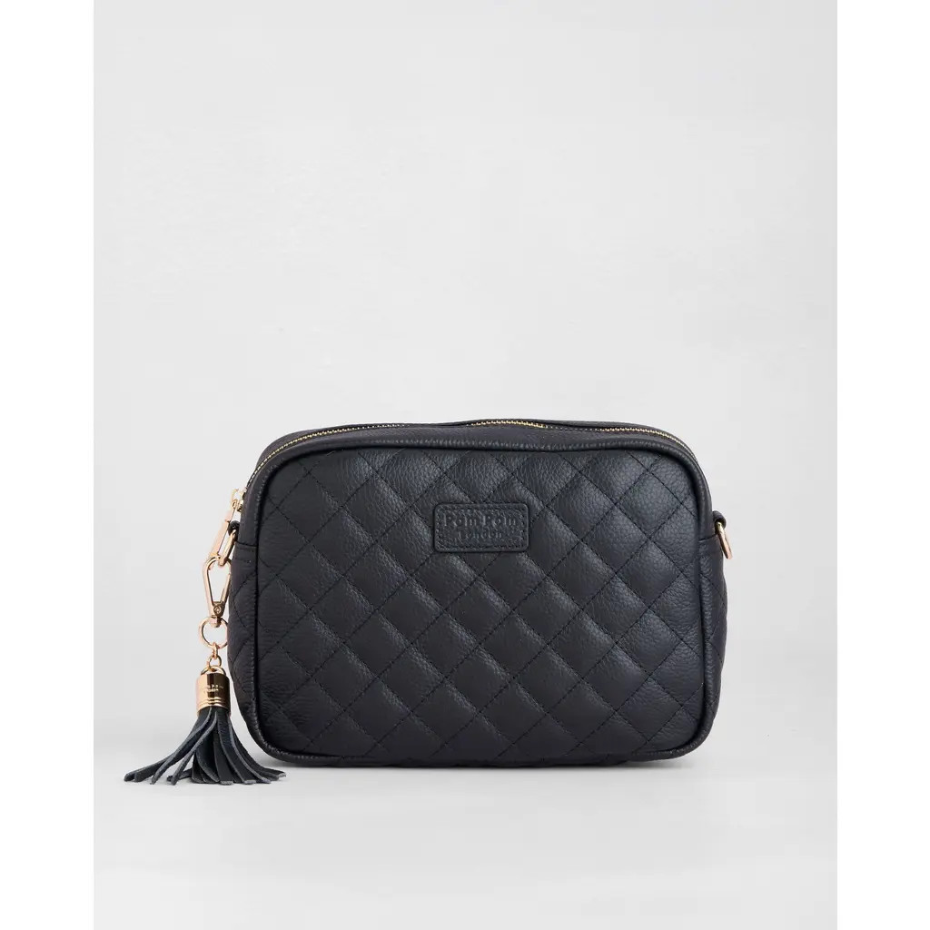Pom Pom London City Crossbody Bag in Black Quilted at Nordstrom, Size Small | Nordstrom
