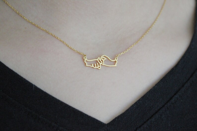 Friend in Sign Language Necklace - Etsy | Etsy (US)