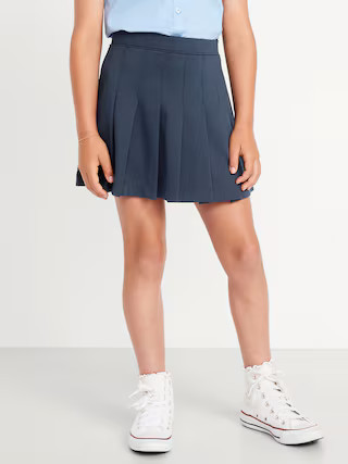 School Uniform Ponte-Knit Pleated Skort for Girls | Old Navy (US)
