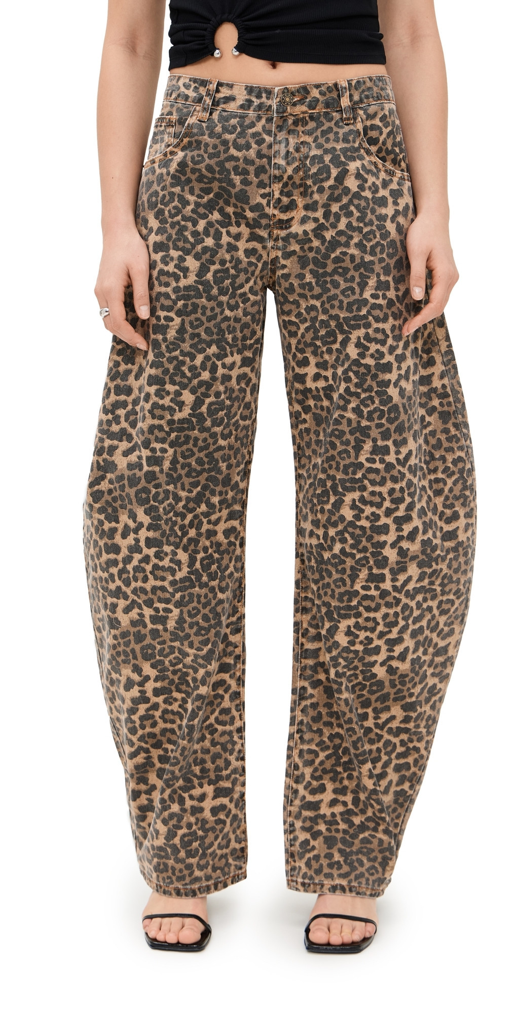Lioness Horseshoe Jeans Leopard M | Shopbop