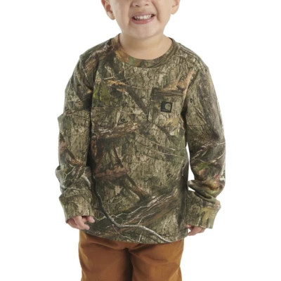 Kids' Carhartt Camo Pocket Long Sleeve T-Shirt | Scheels