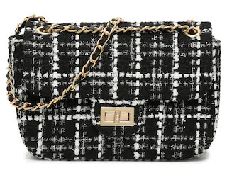 Kelly & Katie Tweed Chain Crossbody Bag | DSW