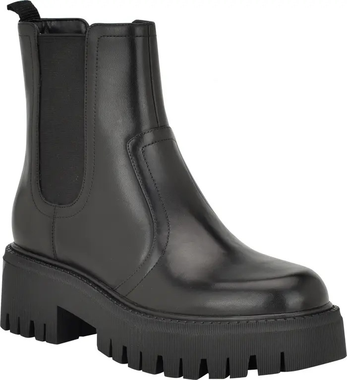 Calvin Klein Jayden Lug Sole Chelsea Boot (Women) | Nordstrom | Nordstrom
