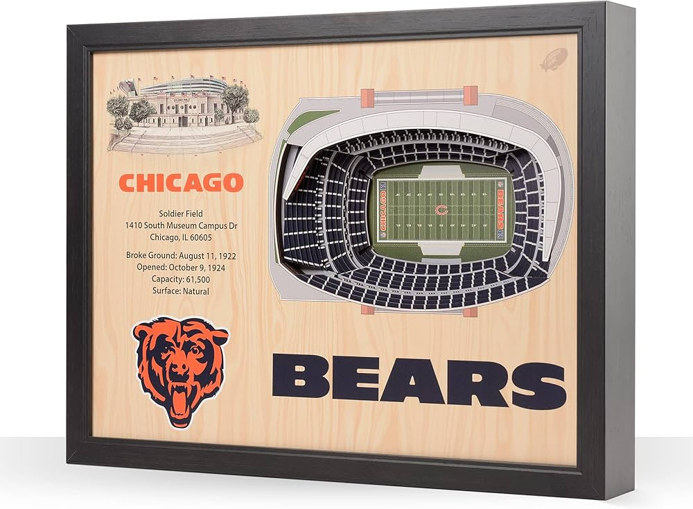 YouTheFan NFL 25-Layer StadiumView Wall Art | Amazon (US)