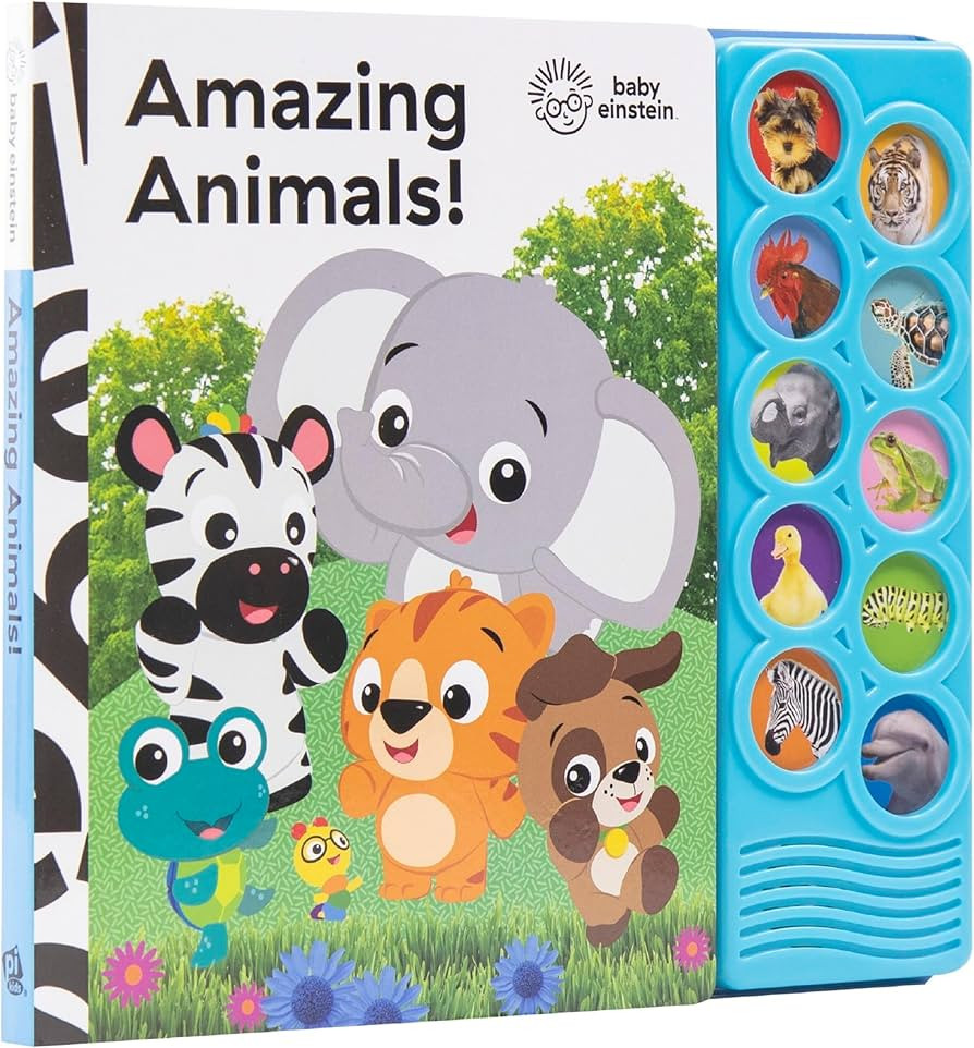 Baby Einstein - Amazing Animals 10-Button Sound Book - PI Kids (Play-A-Sound) | Amazon (US)